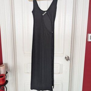 Leg Avenue High Slit Rhinestone Jersey Gown